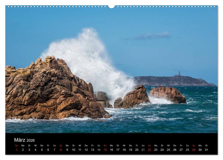 Produktbild: Unterwegs in der Bretagne (hochwertiger Premium Wandkalender 2026 DIN A2 quer), Kunstdruck in Hochglanz