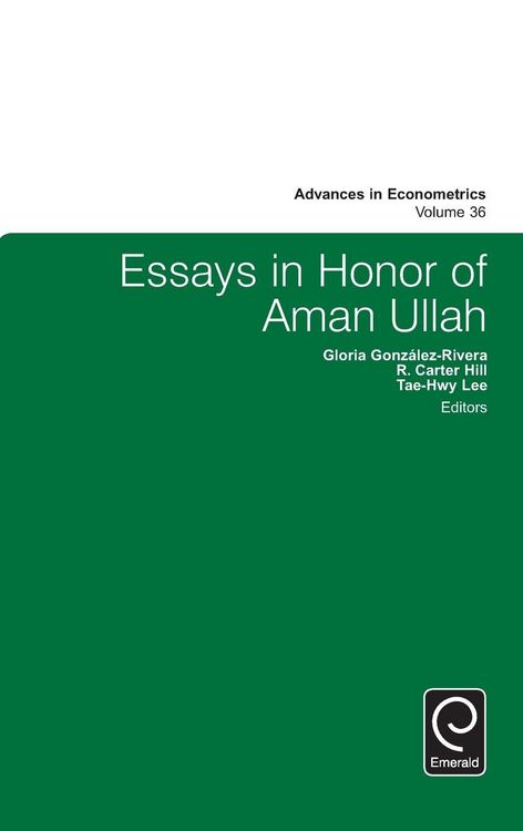 Produktbild: Essays in Honor of Aman Ullah