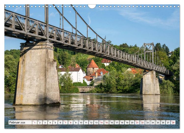 Produktbild: Drei Fl&uuml;sse Stadt Passau (Wandkalender 2026 DIN A3 quer), CALVENDO Monatskalender