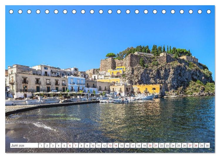 Produktbild: Italien - Inselparadiese von Capri bis Alicudi (Tischkalender 2026 DIN A5 quer), CALVENDO Monatskalender