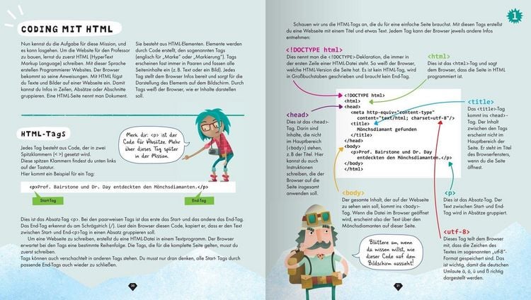 Produktbild: Programmieren f&uuml;r Kids &ndash; Lerne HTML, CSS und JavaScript