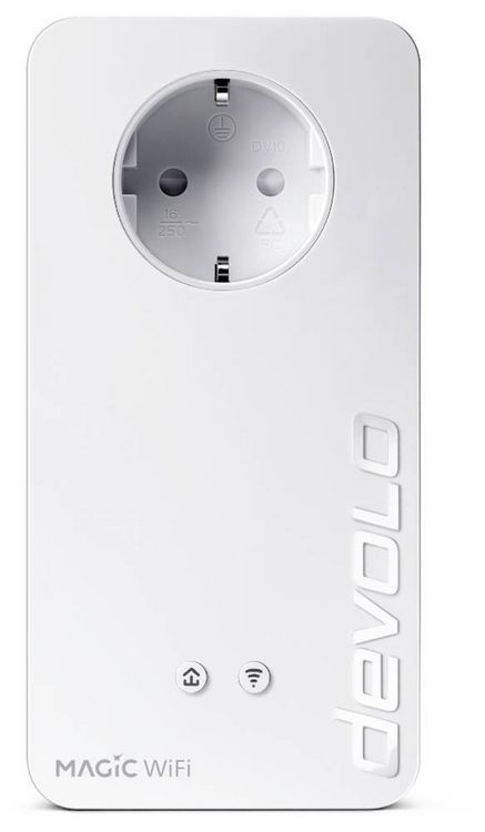 Produktbild: Devolo Magic 2 WiFi 6 next Powerline WLAN Multiroom Starter Kit 07195 Powerline, WLAN 2400 MBit/s