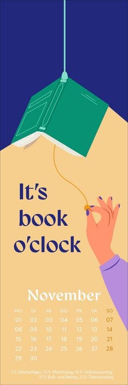 Produktbild: Book Love Lesezeichen & Kalender 2027