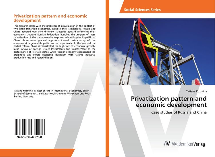 Produktbild: Privatization pattern and economic development