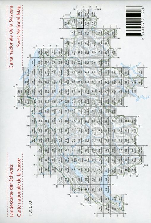 Produktbild: Swisstopo 1 : 25 000 Scuol