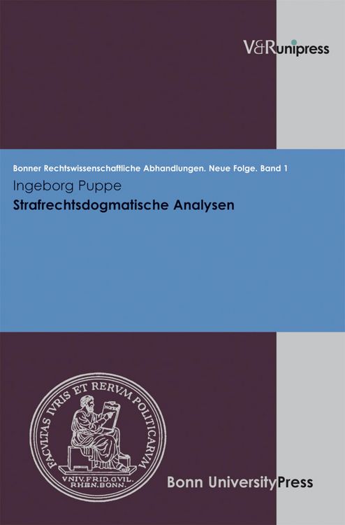 Produktbild: Strafrechtsdogmatische Analysen