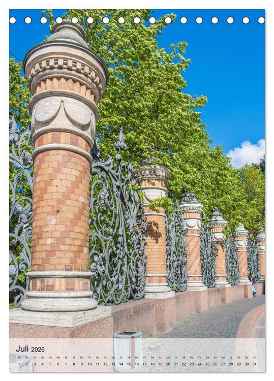 Produktbild: St. Petersburg - Russische Ostseemetropole (Tischkalender 2026 DIN A5 hoch), CALVENDO Monatskalender