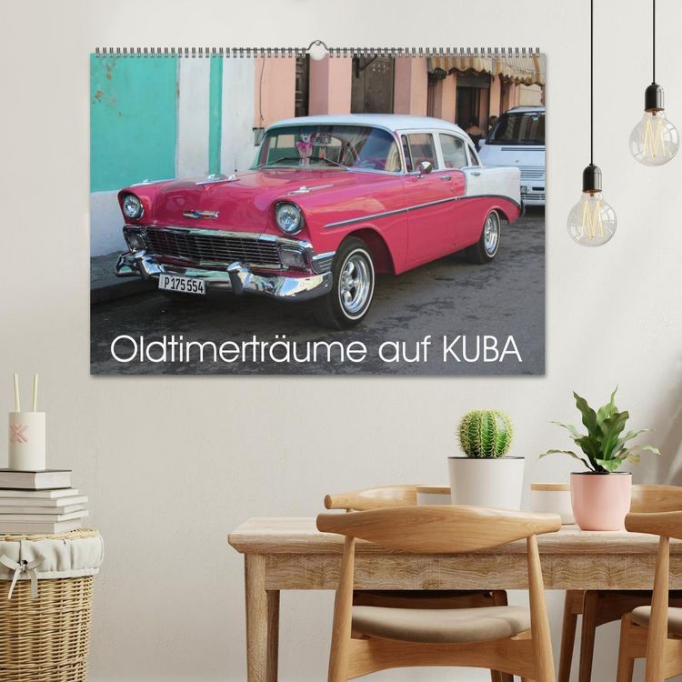 Produktbild: Oldtimertr&auml;ume auf KUBA (Wandkalender 2026 DIN A2 quer), CALVENDO Monatskalender