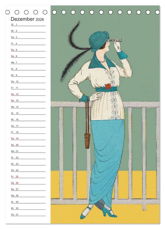 Produktbild: Historische Eleganz (Tischkalender 2026 DIN A5 hoch), CALVENDO Monatskalender