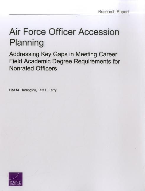 Produktbild: Air Force Officer Accession Planning