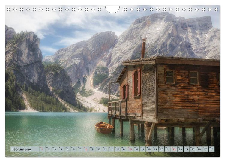 Produktbild: Dolomiten, Alpenparadies im Norden Italiens (Wandkalender 2026 DIN A4 quer), CALVENDO Monatskalender