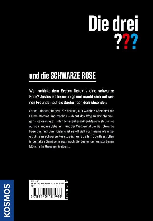 Produktbild: Die drei ??? und die schwarze Rose
