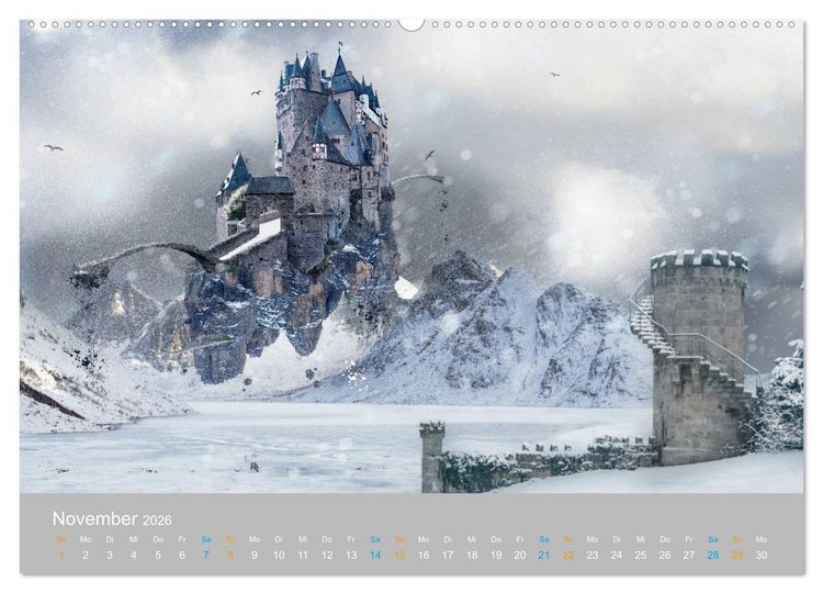 Produktbild: Fantastisch und surreal - Landschaften (hochwertiger Premium Wandkalender 2026 DIN A2 quer), Kunstdruck in Hochglanz