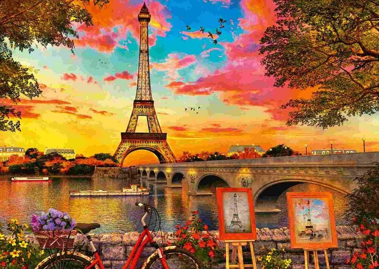 Produktbild: Erwachsenenpuzzle 1000 Teile - Paris und die Seine
