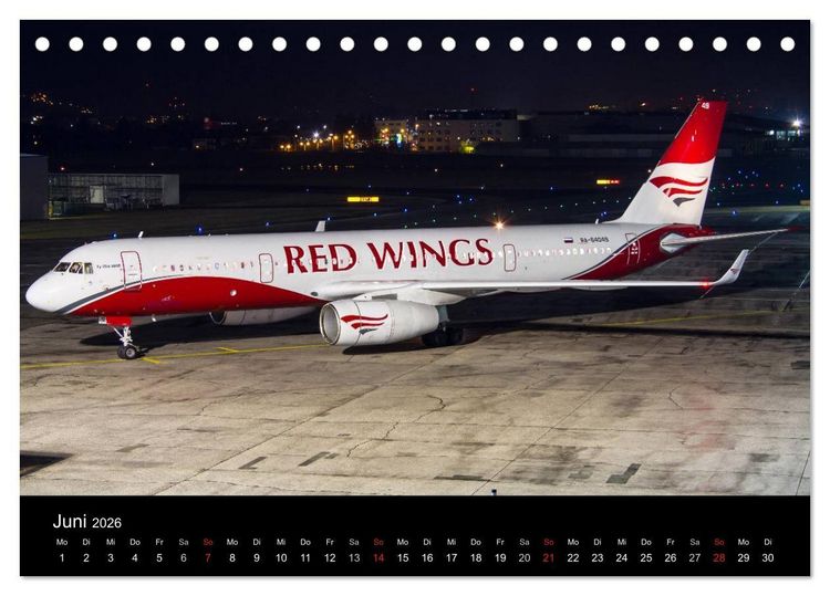 Produktbild: Sch&ouml;nheit der Flugzeuge (Tischkalender 2026 DIN A5 quer), CALVENDO Monatskalender