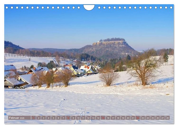 Produktbild: Die Sch&ouml;nheit der S&auml;chsischen Schweiz (Wandkalender 2026 DIN A4 quer), CALVENDO Monatskalender