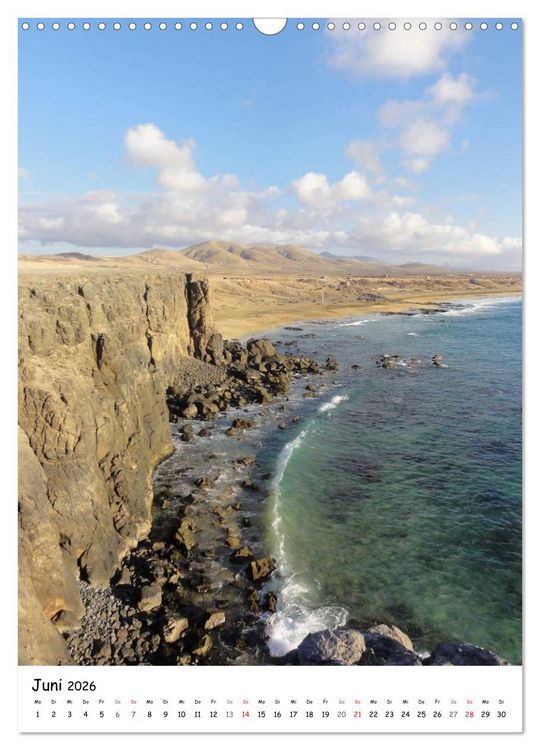 Produktbild: Fuerteventura -schlicht sch&ouml;n (Wandkalender 2026 DIN A3 hoch), CALVENDO Monatskalender