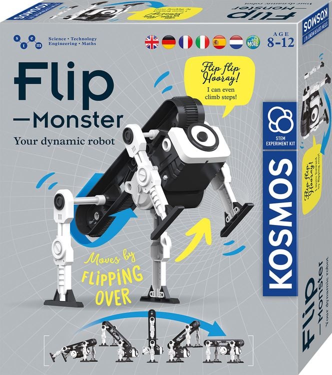 Bild vom Artikel KOSMOS 617394 - Flip-Monster INT, Dybanuc-Bot, Roboter-Bausatz, STEM-Experimentierkasten vom Autor 