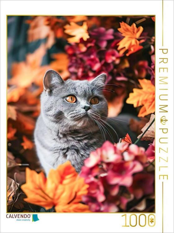 Produktbild: CALVENDO Puzzle Herbstblumen | 1000 Teile Lege-Gr&ouml;&szlig;e 64x48cm Foto-Puzzle f&uuml;r gl&uuml;ckliche Stunden