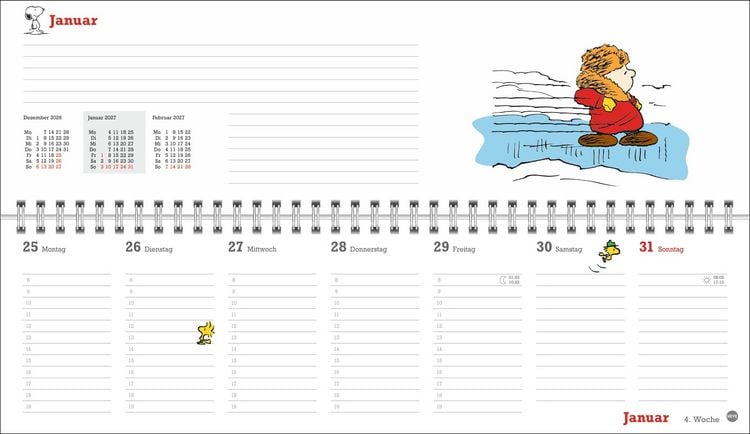 Produktbild: Peanuts Wochenquerplaner 2027