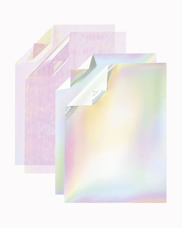 Produktbild: FOLIA Bastelartikel Shiny Magic Mix, Irisierender Mix, 12 Blatt, 25x35cm