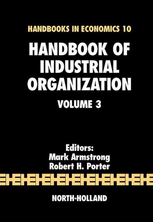 Produktbild: Handbook of Industrial Organization