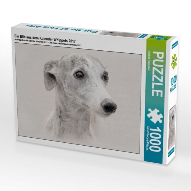 Produktbild: CALVENDO Puzzle Ein Bild aus dem Kalender Whippets 2017 | 1000 Teile Lege-Gr&ouml;&szlig;e 64x48cm Foto-Puzzle f&uuml;r gl&uuml;ckliche Stunden