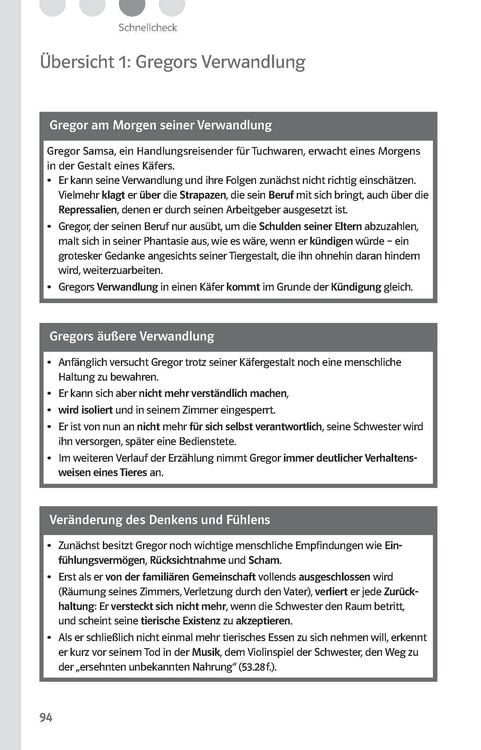 Produktbild: Lekt&uuml;rehilfen Franz Kafka, 'Die Verwandlung'. Interpretationshilfe f&uuml;r Oberstufe und Abitur