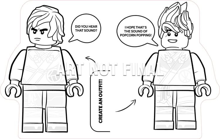 Produktbild: LEGO&reg; NINJAGO&reg; - Mein gro&szlig;es Minifigur-Malbuch