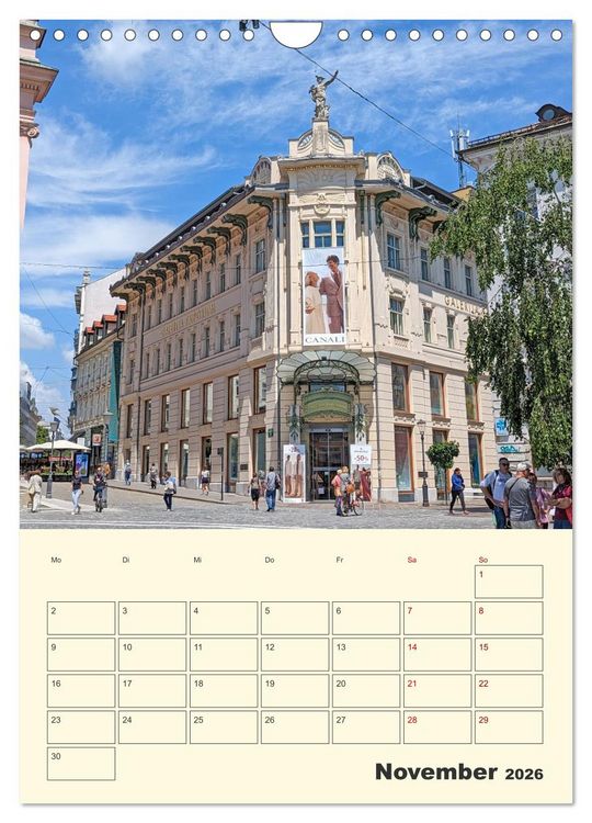 Produktbild: Ljubljana Sloweniens Hauptstadt (Wandkalender 2026 DIN A4 hoch), CALVENDO Monatskalender
