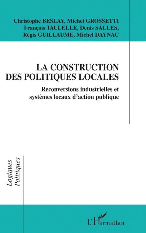 Produktbild: La Construction des Politiques Locales