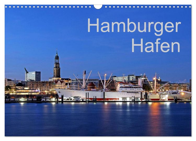 Produktbild: Hamburger Hafen (Wandkalender 2026 DIN A3 quer), CALVENDO Monatskalender