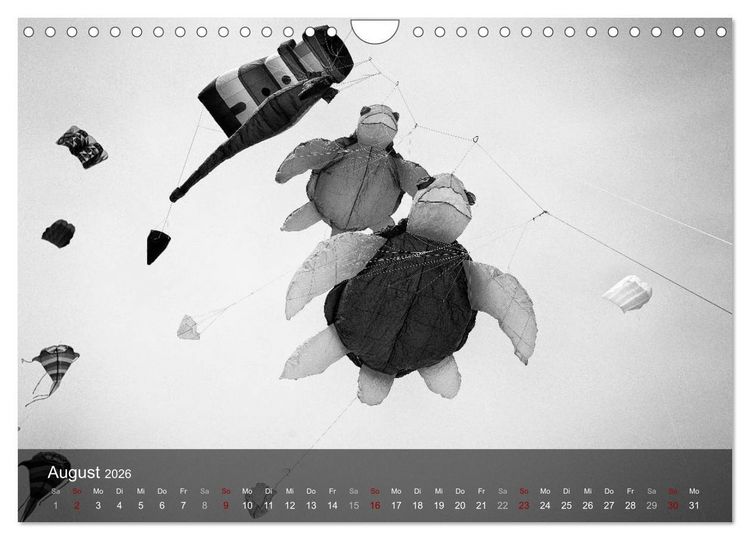 Produktbild: Wangerooge Noir (Wandkalender 2026 DIN A4 quer), CALVENDO Monatskalender