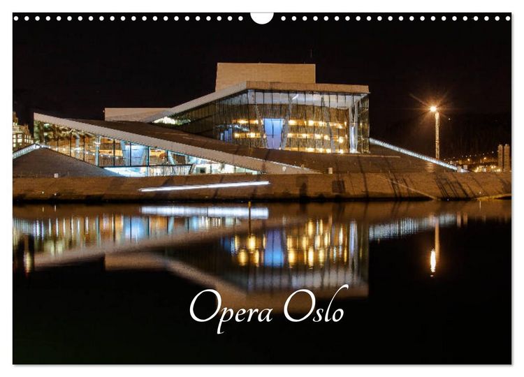 Produktbild: Opera Oslo (Wandkalender 2026 DIN A3 quer), CALVENDO Monatskalender