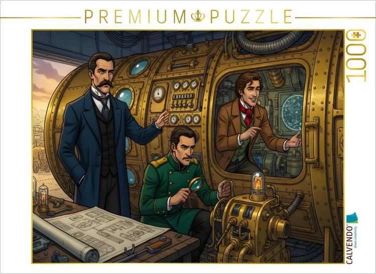 Produktbild: CALVENDO Puzzle Vorstellung der Mondkapsel | 1000 Teile Lege-Gr&ouml;&szlig;e 64x48cm Foto-Puzzle f&uuml;r gl&uuml;ckliche Stunden