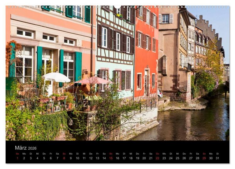 Produktbild: E L S A S S Impressionen (Wandkalender 2026 DIN A2 quer), CALVENDO Monatskalender