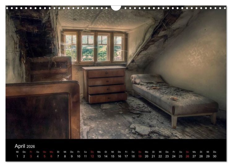 Produktbild: Lost Places - Verlassene Orte (Wandkalender 2026 DIN A3 quer), CALVENDO Monatskalender