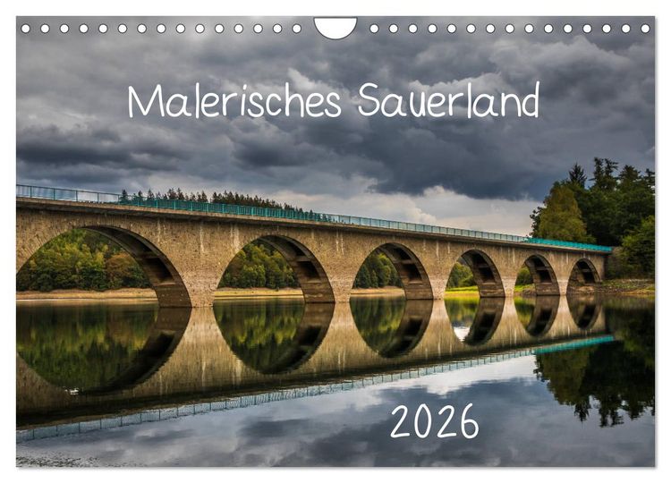 Produktbild: Malerisches Sauerland (Wandkalender 2026 DIN A4 quer), CALVENDO Monatskalender