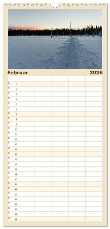 Produktbild: Familienplaner 2026 - Heimat der Samen mit 5 Spalten (Wandkalender, 21 x 45 cm) CALVENDO