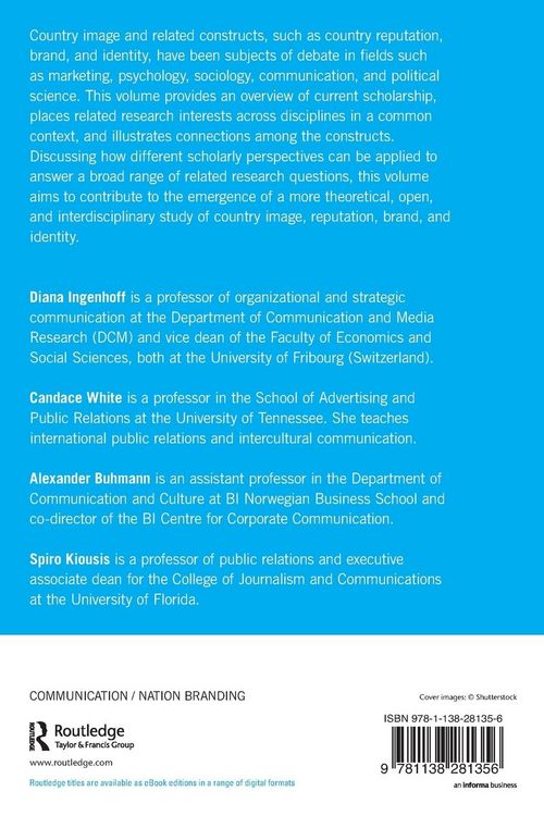 Produktbild: Bridging Disciplinary Perspectives of Country Image Reputation, Brand, and Identity