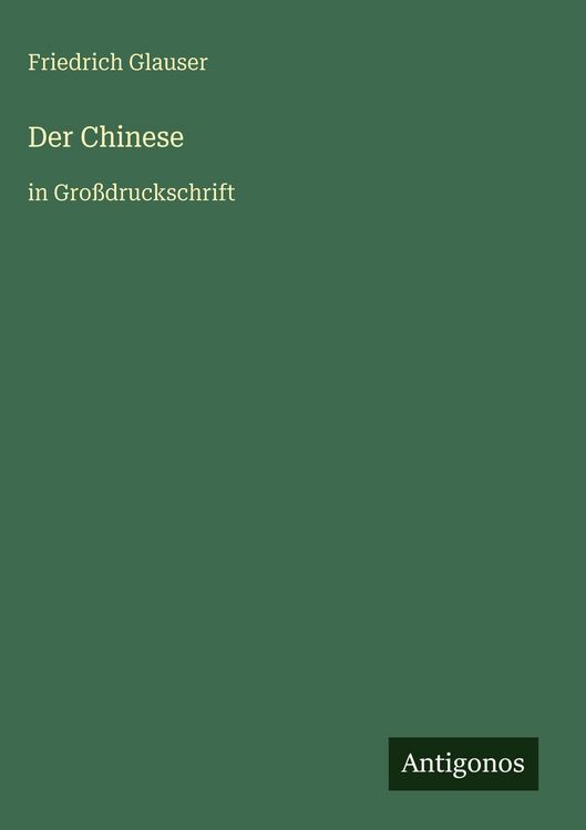 Produktbild: Der Chinese