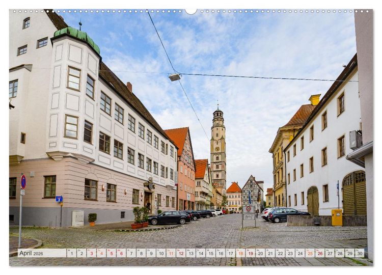 Produktbild: Lauingen Impressionen (Wandkalender 2026 DIN A2 quer), CALVENDO Monatskalender