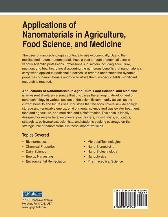 Produktbild: Applications of Nanomaterials in Agriculture, Food Science, and Medicine