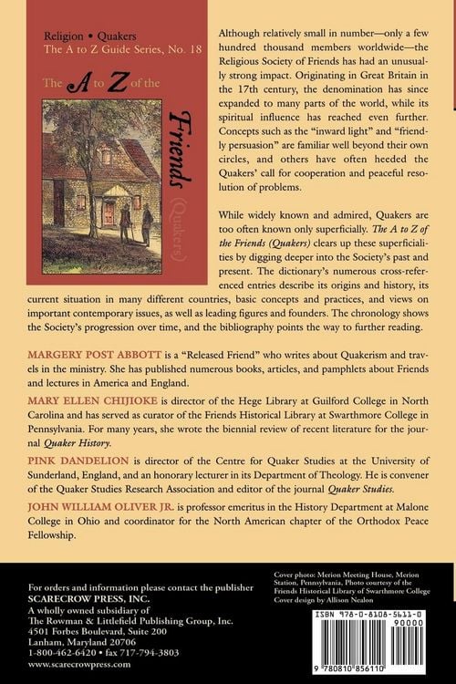 Produktbild: To Z of the Friends (Quakers)