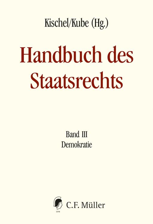 Produktbild: Handbuch des Staatsrechts - Neuausgabe
