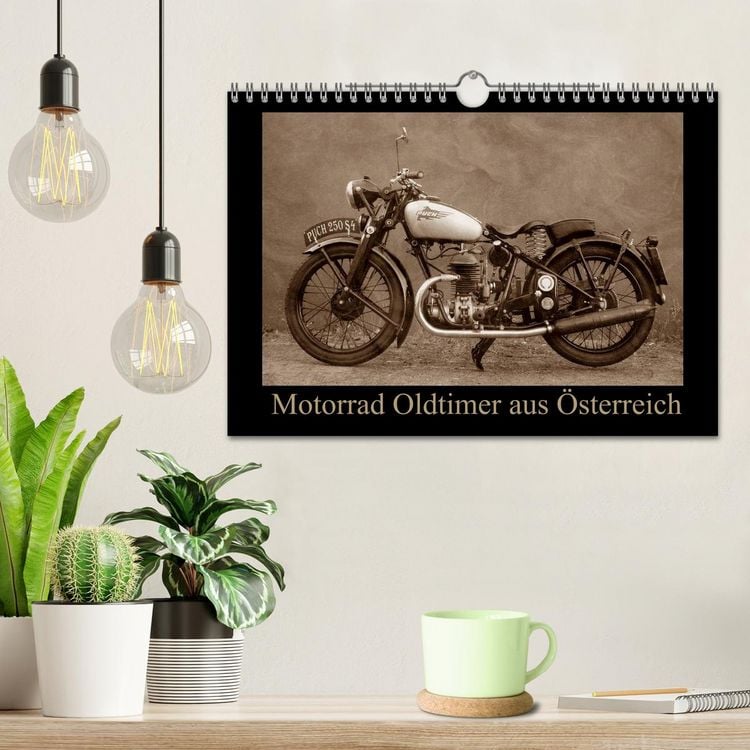 Produktbild: Motorrad Oldtimer aus &Ouml;sterreich (Wandkalender 2026 DIN A4 quer), CALVENDO Monatskalender