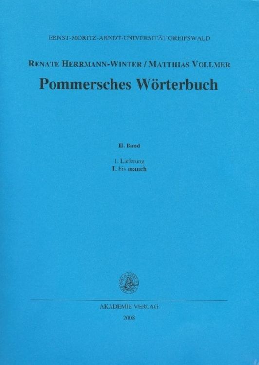 Produktbild: Pommersches W&ouml;rterbuch / L bis manch