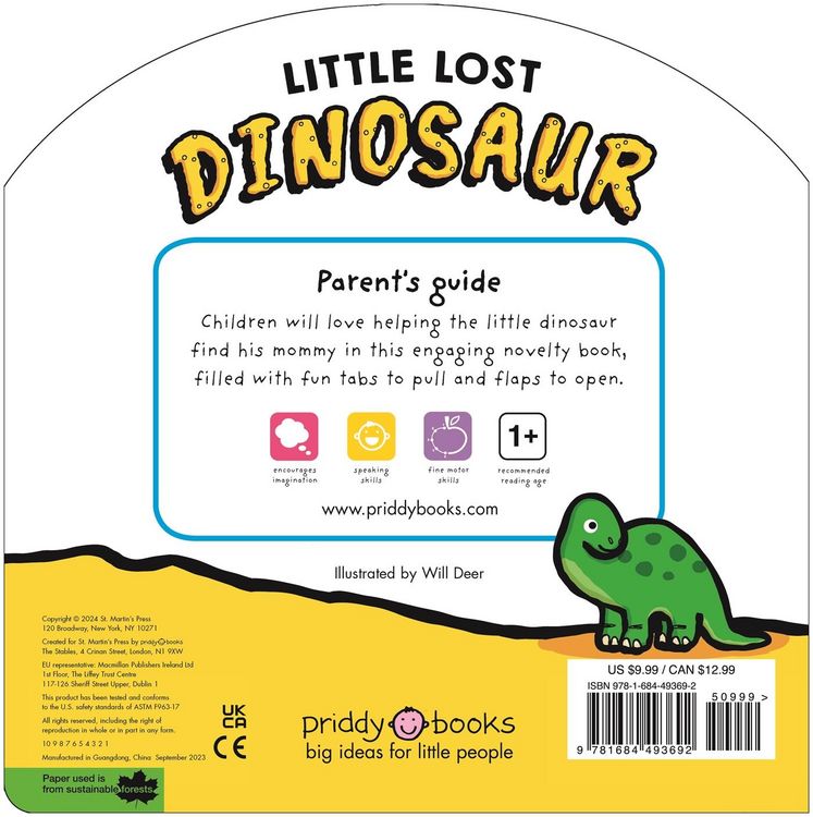 Produktbild: Little Lost Dinosaur (Search & Find)