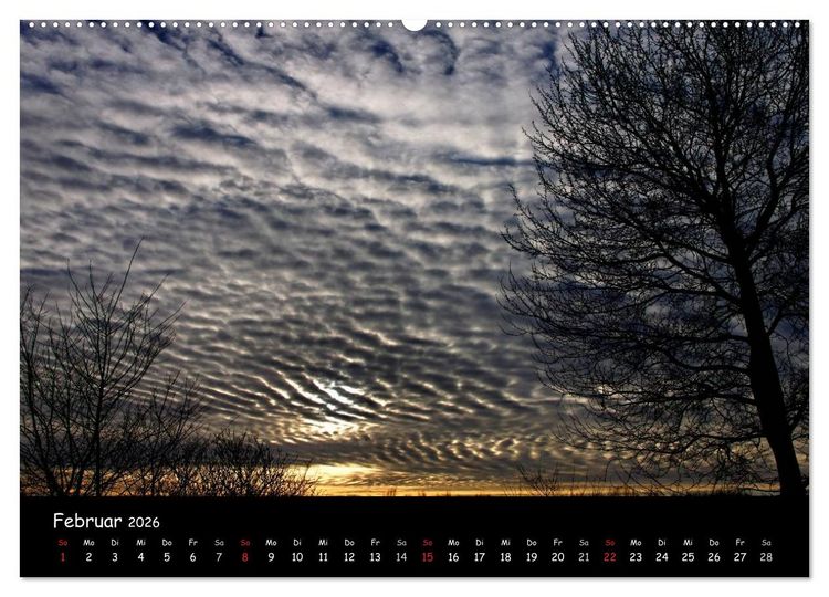 Produktbild: Ostfriesland - Land und Wetter (Wandkalender 2026 DIN A2 quer), CALVENDO Monatskalender