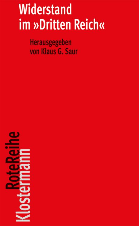 Produktbild: Widerstand im "Dritten Reich"